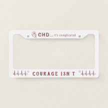 CHD Heart Sketch EKG License Bord Lijst