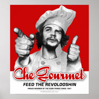 Che Gourmet voedt het Poster Revoloshin