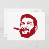 Che Guevara avec carte postale Portrait Cigar (Devant / Derrière)