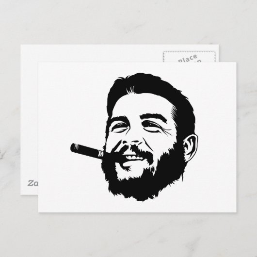 Che Guevara avec carte postale Portrait Cigar (Devant / Derrière)