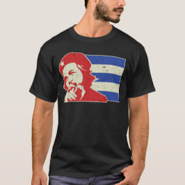 Che Guevara Cuban Flag  T-shirt