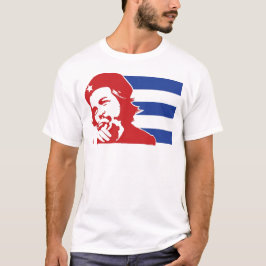 Che Guevara Cuban Flag T-shirt