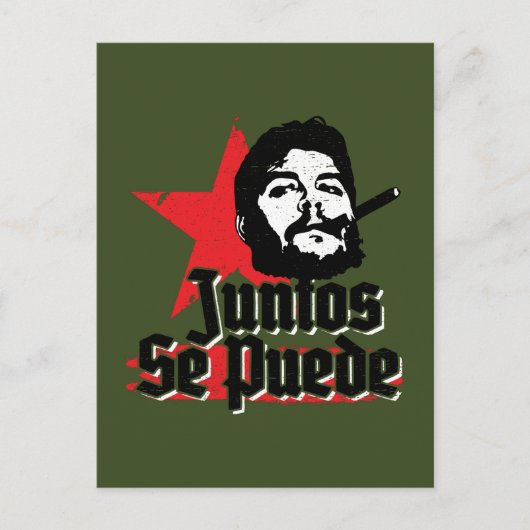Che Guevara Revolutionary Quote Juntos Se Puede Briefkaart (Voorkant)