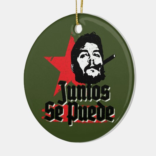 Che Guevara Revolutionary Quote Juntos Se Puede Keramisch Ornament (Links)