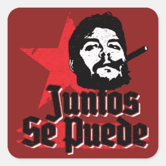 Che Guevara Revolutionary Quote Juntos Se Puede Vierkante Sticker