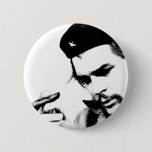 Che Guevara Ronde Button 5,7 Cm (Voorkant)