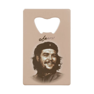 Che Guevara Smile "Cheers" Kredietkaart Flessenopener