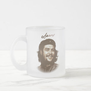 Che Guevara Smile "Cheers" Matglas Koffiemok