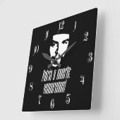 Che Guevara Vierkante Klok (Hoek)