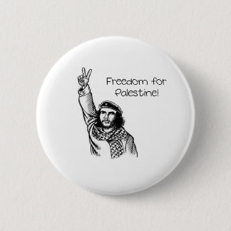 Che Guevara, vrijheid voor Palestina! Ronde Button 5,7 Cm