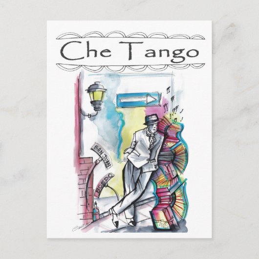 Che Tango Briefkaart (Voorkant)