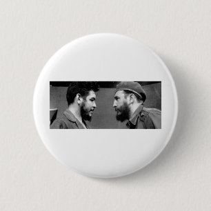 Che-y-Fidel Ronde Button 5,7 Cm