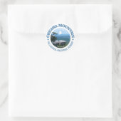 Cheaha Mountain Ronde Sticker (Tas)