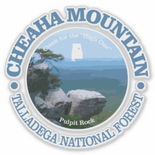 Cheaha Mountain Sticker