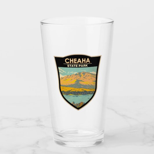 Cheaha State Park Alabama Badge Glas (Voorkant)