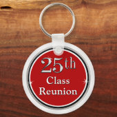 Cheap 25th Class Reunion Party Favors Personalized Sleutelhanger (Achterkant)