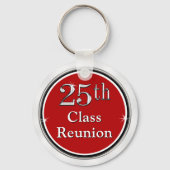 Cheap 25th Class Reunion Party Favors Personalized Sleutelhanger (Achterkant)