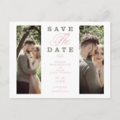 Cheap 2 Foto's Koppel handschrift met elegant scri Briefkaart (Voorkant)