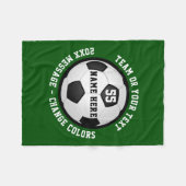 Cheap - Aangepaste spot - blikverpakking voor voet Fleece Deken (Voorkant (Horizontaal))