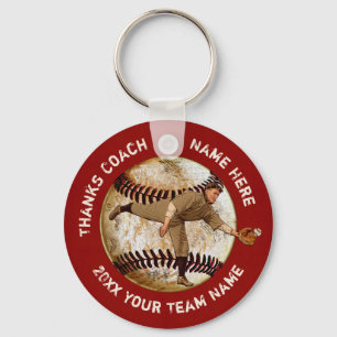 Cheap  bekijk Baseball Team Giften PERSONALIZE Sleutelhanger