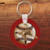 Cheap  bekijk Baseball Team Giften PERSONALIZE Sleutelhanger (Achterkant)