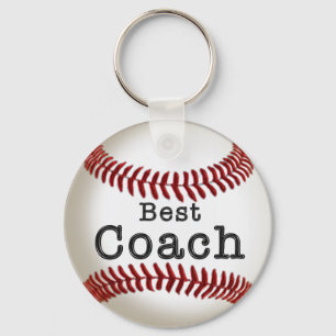 Cheap Beste coach Baseball Keychain