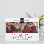 Cheap Black Custom 2 Foto's Direct Engaged Couple (Staand voorkant)