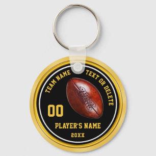 Cheap Black Gold Football Gifts Favors Football Sleutelhanger