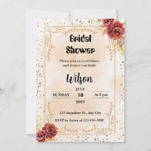 Cheap Bridal Shower-uitnodigingen Kaart