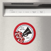 Cheap Cheer Magnets, Cheer Goodie Bag Stuffers Red Magneet (Insitu (Vaatwasser))