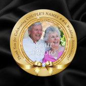 Cheap FOTO, bruiloft Jubileum Favors, JAREN Magneet