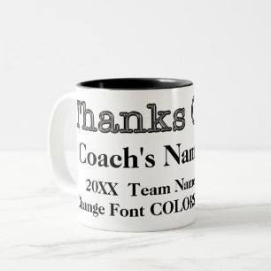 Cheap Gifts for Coaches, PERSONALISEERD, Coach Mok