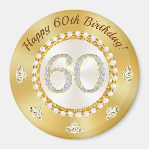 Cheap, Giveaways voor 60th Birthday, BULK Kortinge Magneet