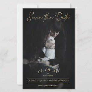 Cheap Gold Script Foto Couple Lesbian Gay Wedding