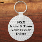 Cheap Golf Party Favors PERSONALIZED Sleutelhanger (Voorkant)
