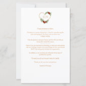 Cheap Luxury Initials Floral Christmas Heart (Achterkant)