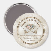 Cheap Personalized, Birthday Favors for Women Magneet (Voorkant / Achterkant)