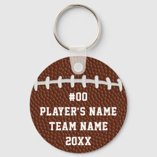Cheap Personalized Football Giften voor spelers BU Sleutelhanger