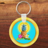 Cheap Personalized Hawaiian Party Favors Sleutelhanger (Achterkant)