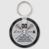 Cheap Personalized Lacrosse Team Gifts, Jouw tekst Sleutelhanger (Achterkant)