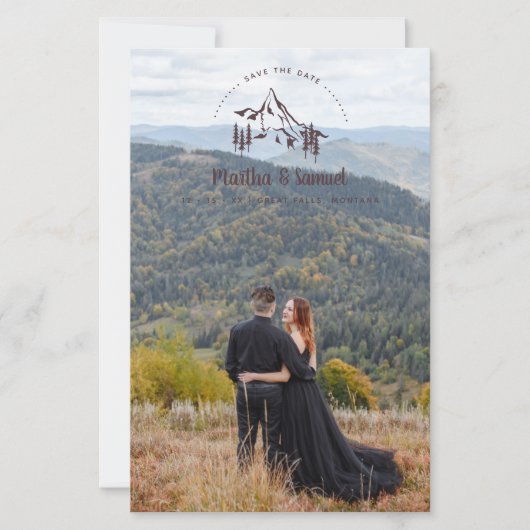 Cheap Rustic Landscape Mountains Romantic Photo (Voorkant)