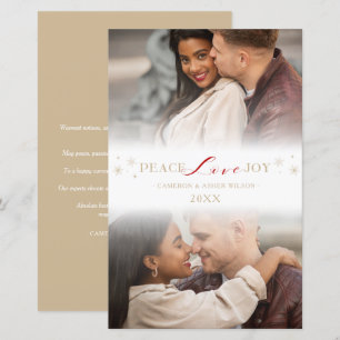 Cheap Simple Peace Love Joy Snowflakes 2 Foto's