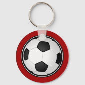 Cheap Soccer Party Favors, Personalized Soccer Sleutelhanger (Achterkant)