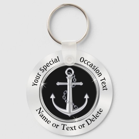 Cheap, speciaal gepersonaliseerd, anker Sleutelhan Sleutelhanger (Voorkant)