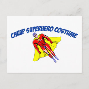 Cheap Superheld Costume Briefkaart
