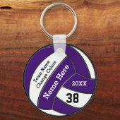 Cheap Volleyball Sleutelhangers Jouw tekst en kleu (Voorkant)