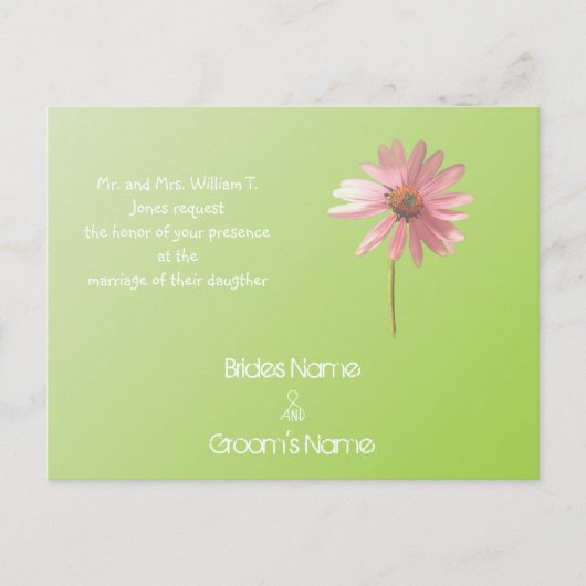 Cheap Wedding Briefkaarten (Voorkant)