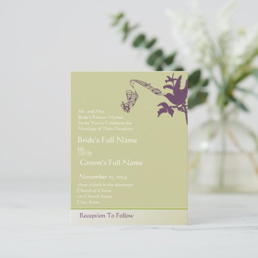 Cheap Wedding Briefkaarten (Staand voorkant)