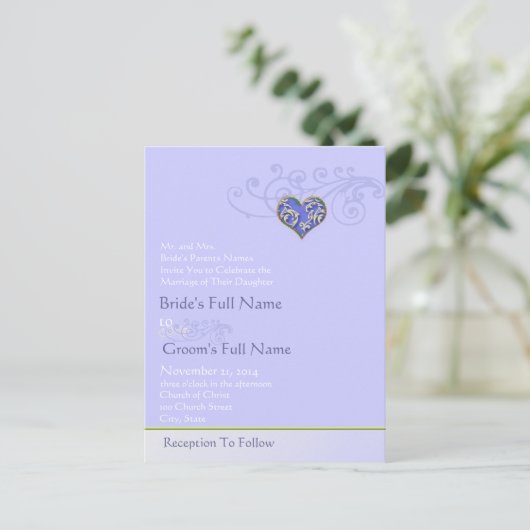 Cheap Wedding Briefkaarten (Staand voorkant)