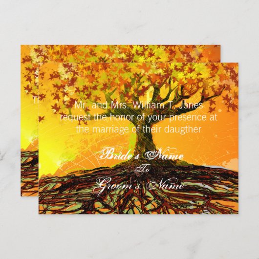 Cheap Wedding Briefkaarten (Voorkant / Achterkant)